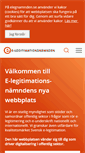 Mobile Screenshot of elegnamnden.se